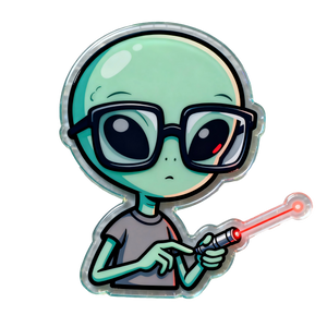 LASER GLASSES ALIEN KID