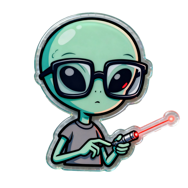 LASER GLASSES ALIEN KID